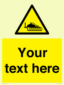 Custom warning grounding cruiser on lock cill